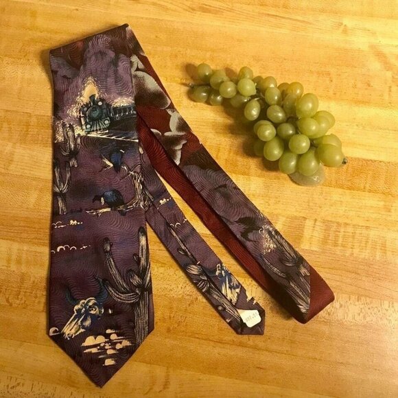 #1158 NATURE'S MUSEUM, COLLECTION, DRY GULCH, NECKTIE 56 X 3.75 - Picture 3 of 5